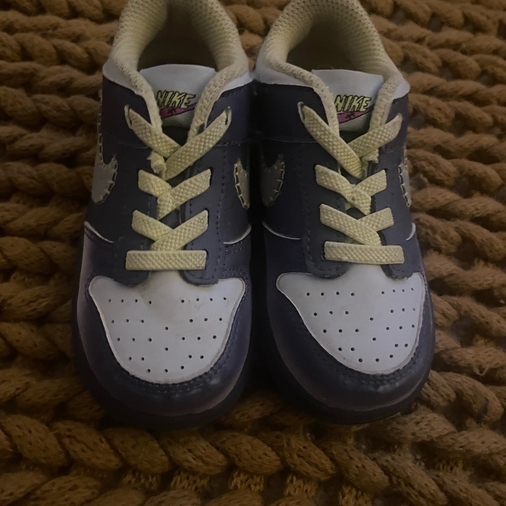 Nike Dunks Blue and White Sneakers toddler 7.5